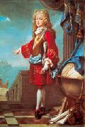 Portrait of Joseph Ferdinand, kurprince of Bavaria, Joseph Vivien